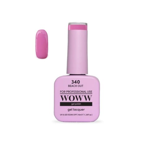 Ημιμόνιμο Βερνίκι New Woww Cosmetics 10ml Beach Out - 340